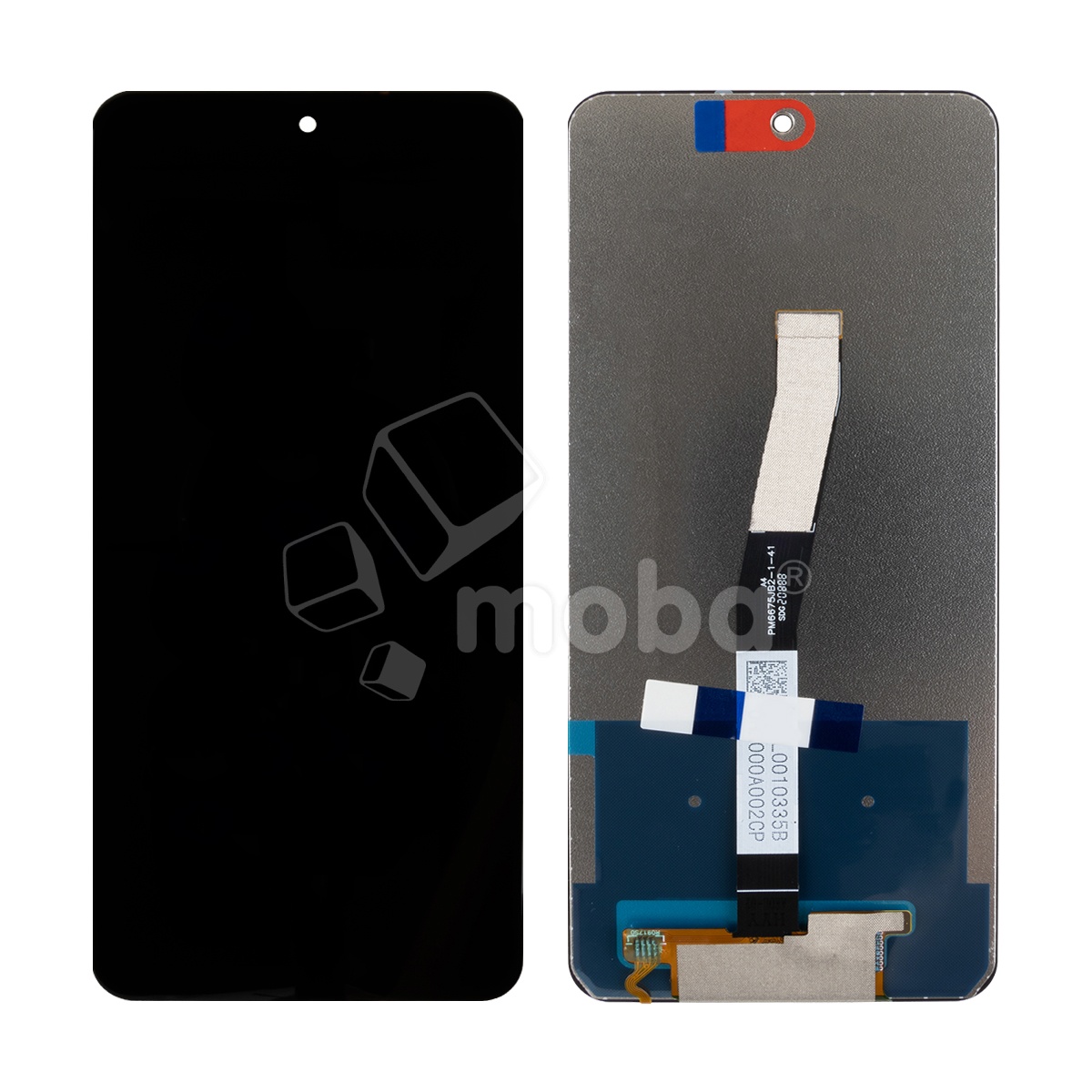 Дисплей для Xiaomi Redmi Note 9S/9 Pro (M2003J6A1G/M2003J6B2G) в сборе с тачскрином Черный Mecanico - AMP