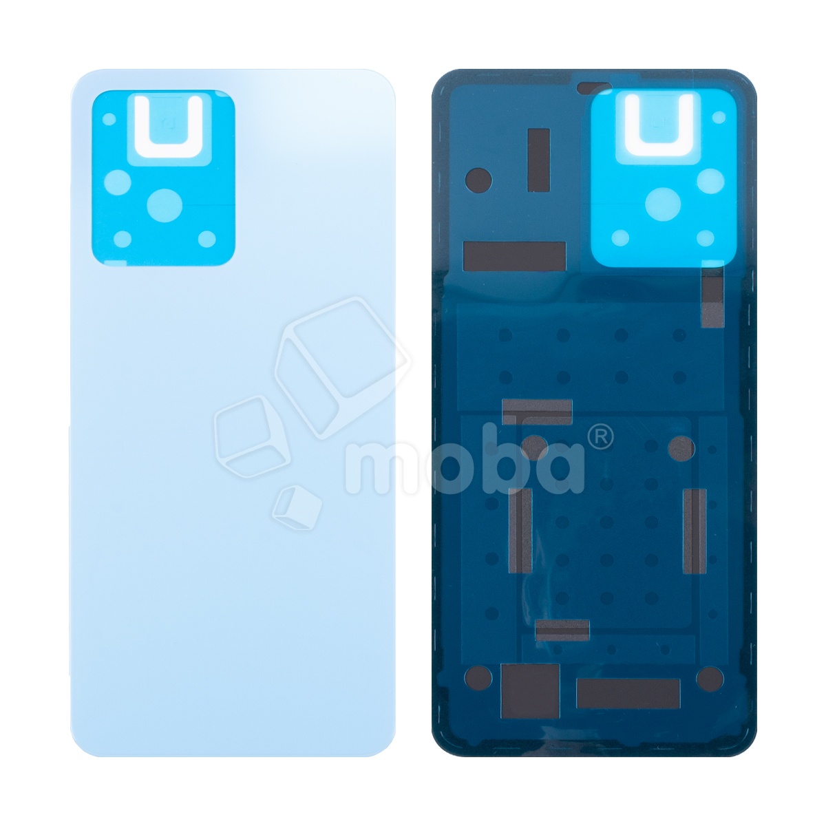 Задняя крышка для Xiaomi Redmi Note 12 4G (23021RAA2Y/23021RAAEG/23027RAD4I/23028RA60L) Голубой
