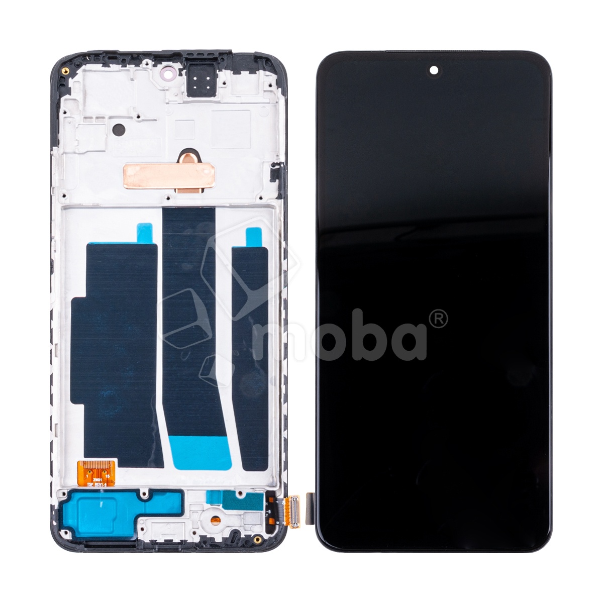 Дисплей для Xiaomi Redmi Note 11S 4G/Poco M4 Pro 4G (2201117SY/2201117SG/2201117PG) модуль с рамкой Черный - (OLED) (Full HD, 450 Кд/м²)