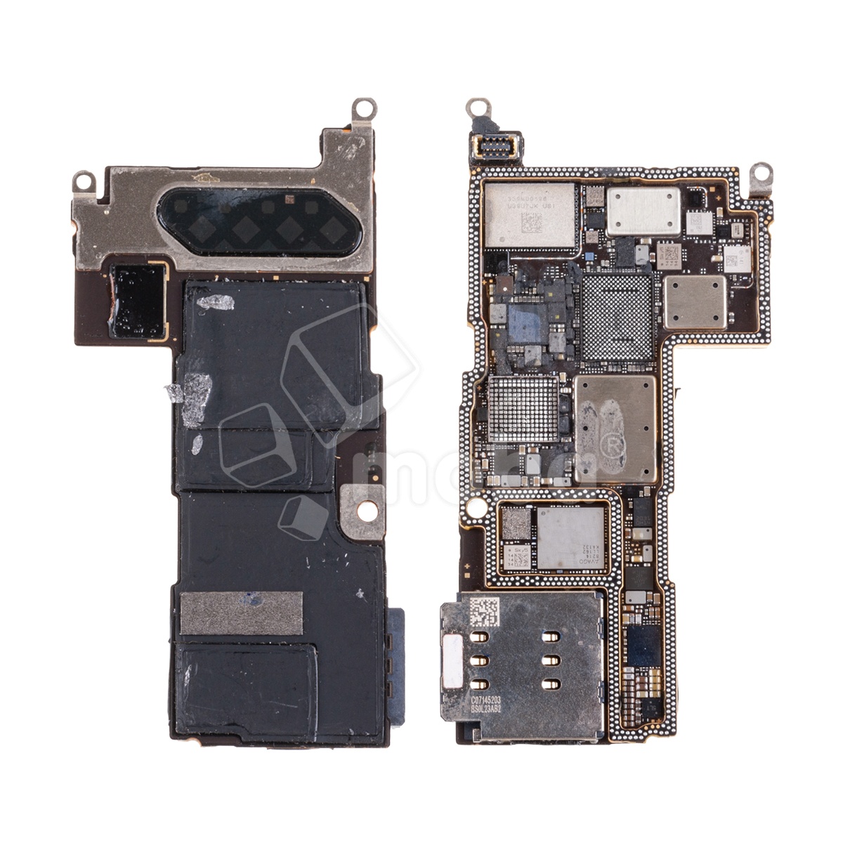 Материнская плата для iPhone 13 Pro Max (A2645) Sim+E-Sim без микросхем (Нижняя часть)