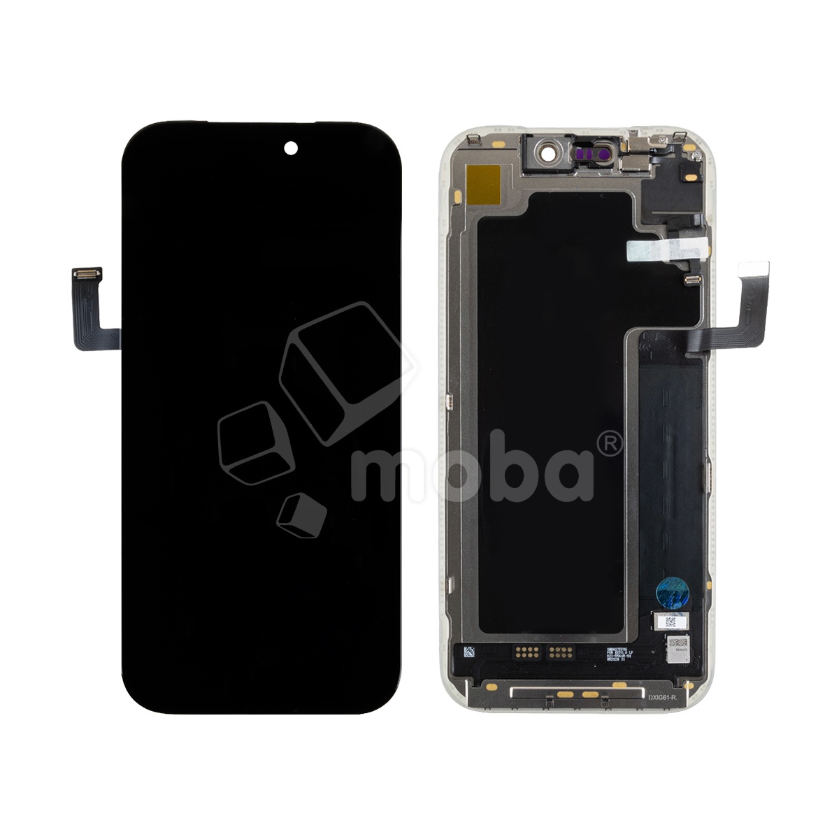 Дисплей для iPhone 17 Pro (A3523) в сборе с тачскрином Черный - (Soft OLED, Full HD COP, 850 Кд/м², 120 Гц) (с верификацией = с привязкой без ошибки)