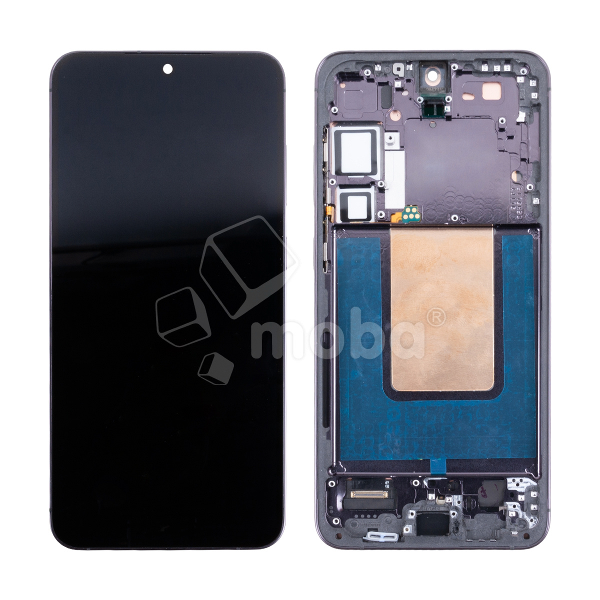 Дисплей для Samsung Galaxy S24+ (S926B) модуль с рамкой Черный - (OLED) (Full Size) (Full HD, 500 Кд/м²)