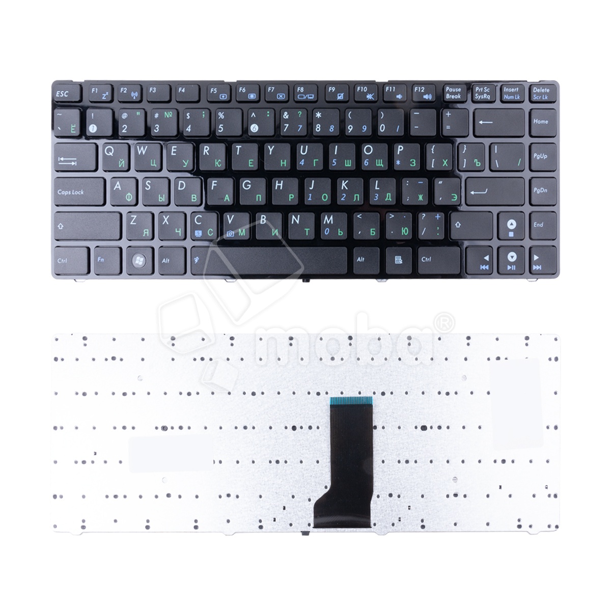 Клавиатура для ноутбука Asus UL30/K42/K42J/X42E/A42/A42J/UL30VT/UL80A/N43SN/P43SJ Черный