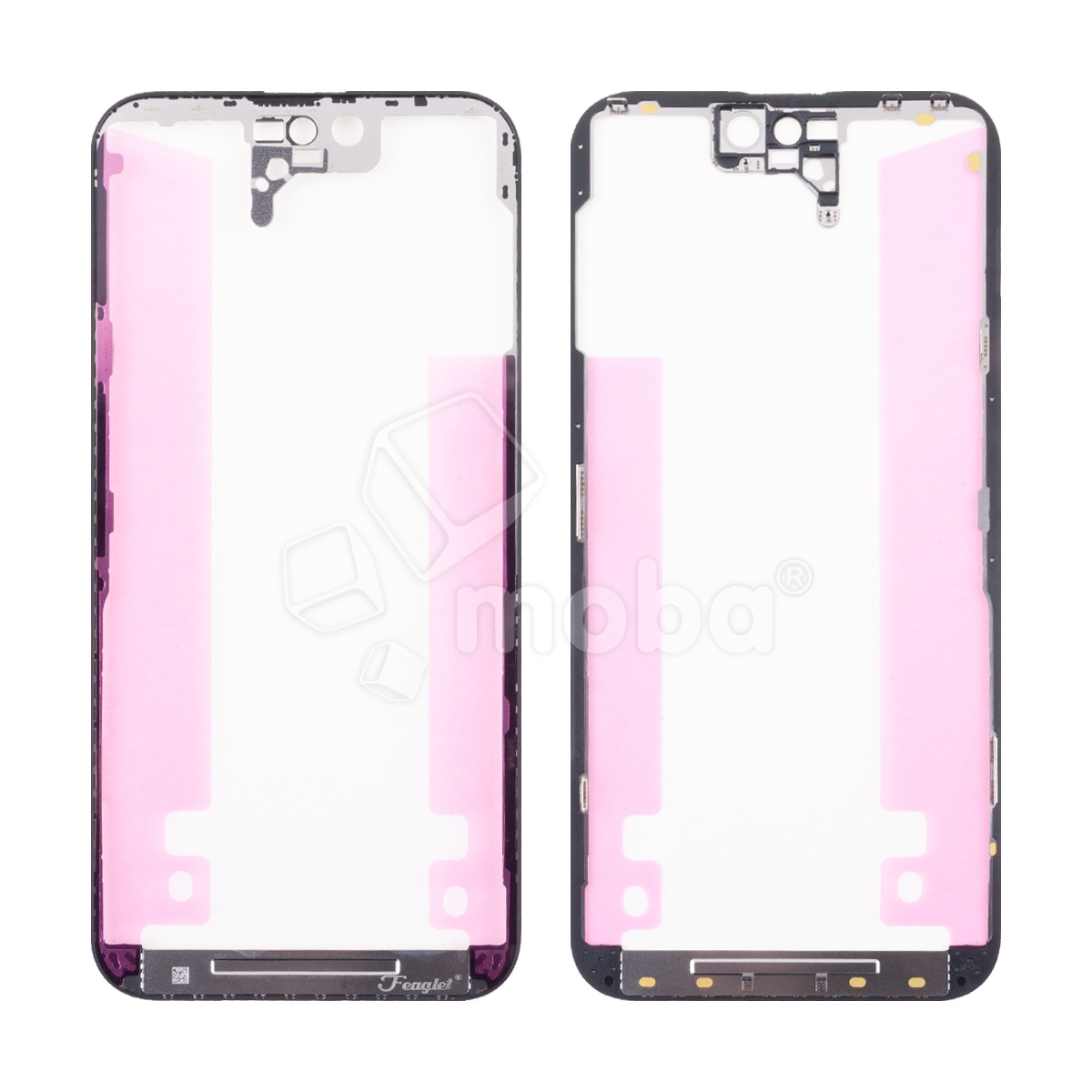 Рамка дисплея для iPhone 14 Pro Max (A2895) Черный - OR (Feaglet)
