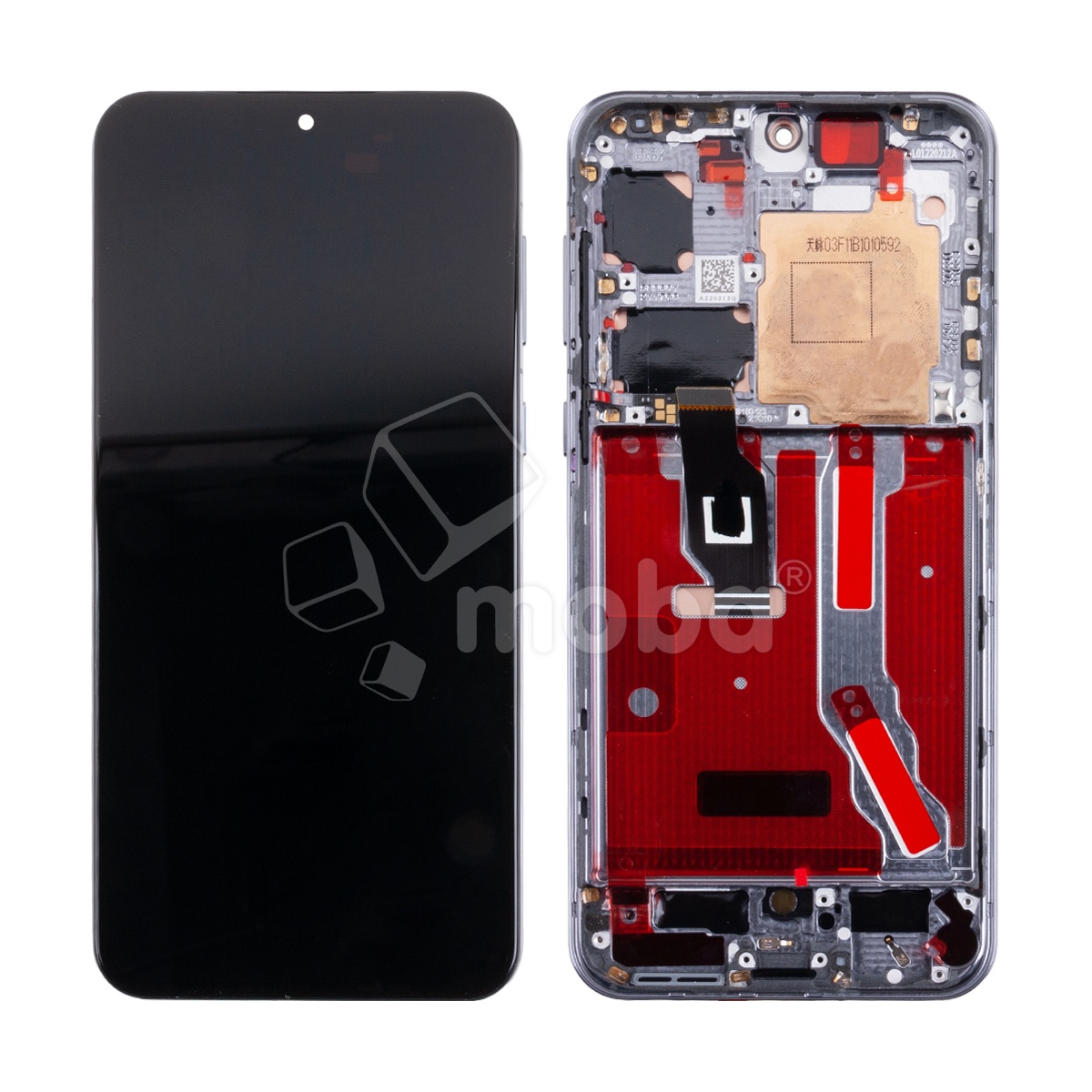 Дисплей для Huawei P50 (ABR-LX9) модуль с рамкой Черный - OR