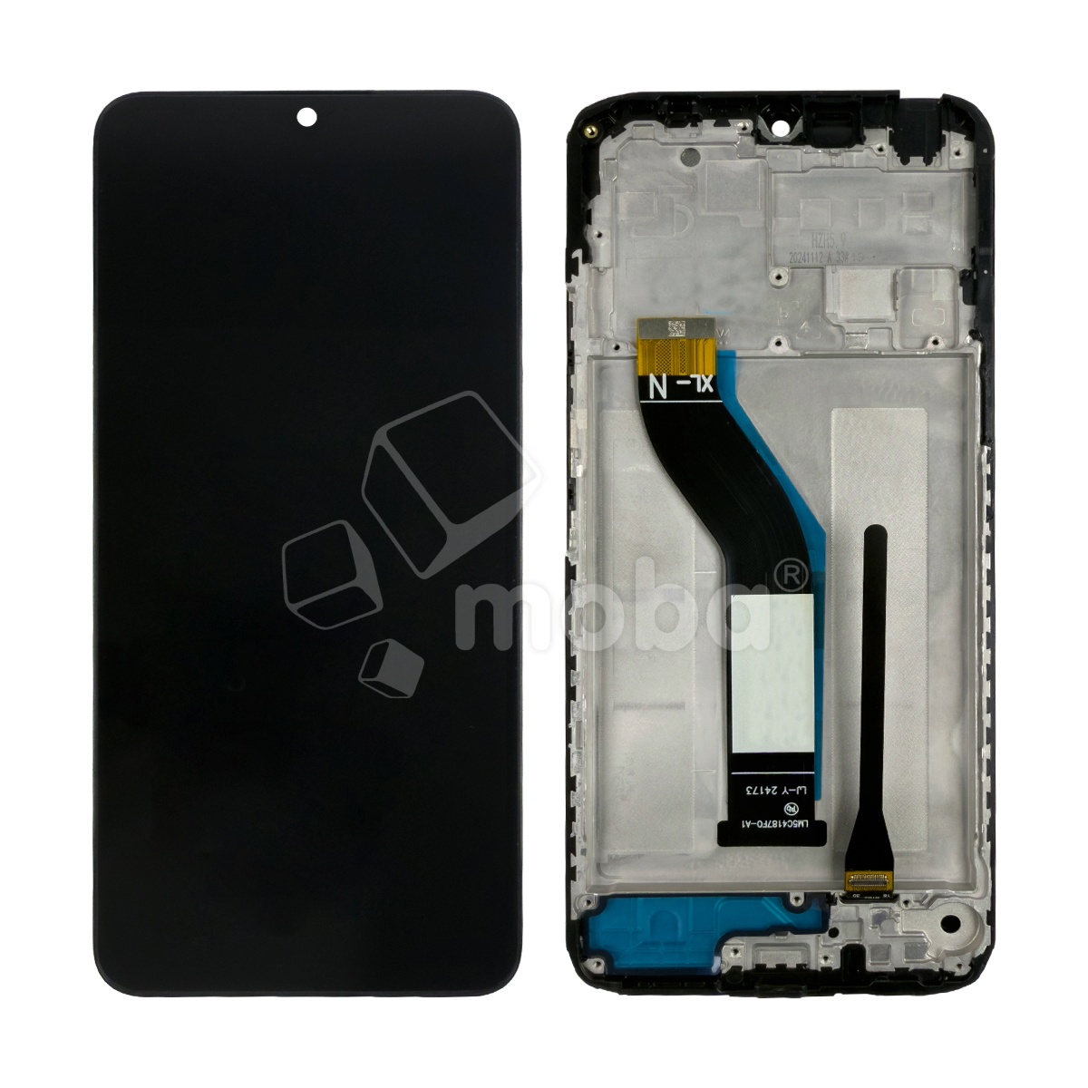 Дисплей для Xiaomi Redmi 14C/A3 Pro/Poco C75 (2411DRN47C/2409BRN2CY/2409BRN2CA/2409BRN2CG/2409BRN2CG/2410FPCC5G) модуль с рамкой Черный - OR (HD+, 300 Кд/м², 120 Гц)