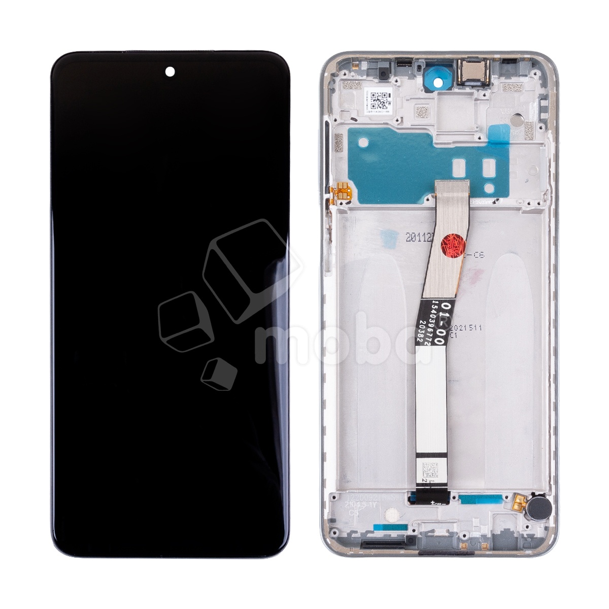 Дисплей для Xiaomi Redmi Note 9S/9 Pro (M2003J6A1G/M2003J6B2G) модуль с рамкой Серебро - OR (Full HD, 300 Кд/м², 60 Гц)