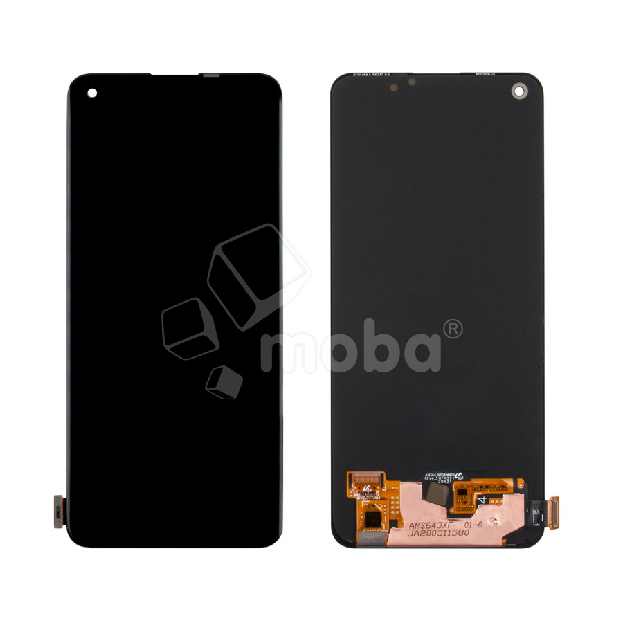 Дисплей для OPPO A74 4G (CPH2219) в сборе с тачскрином Черный - (OLED) (Full HD, 450 Кд/м²)