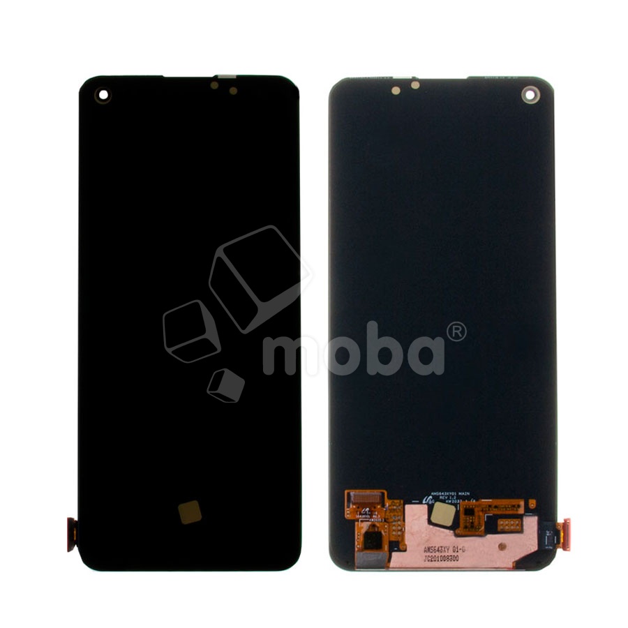 Дисплей для Realme 7 Pro (RMX2170) в сборе с тачскрином Черный - (OLED) (Full HD, 450 Кд/м²)