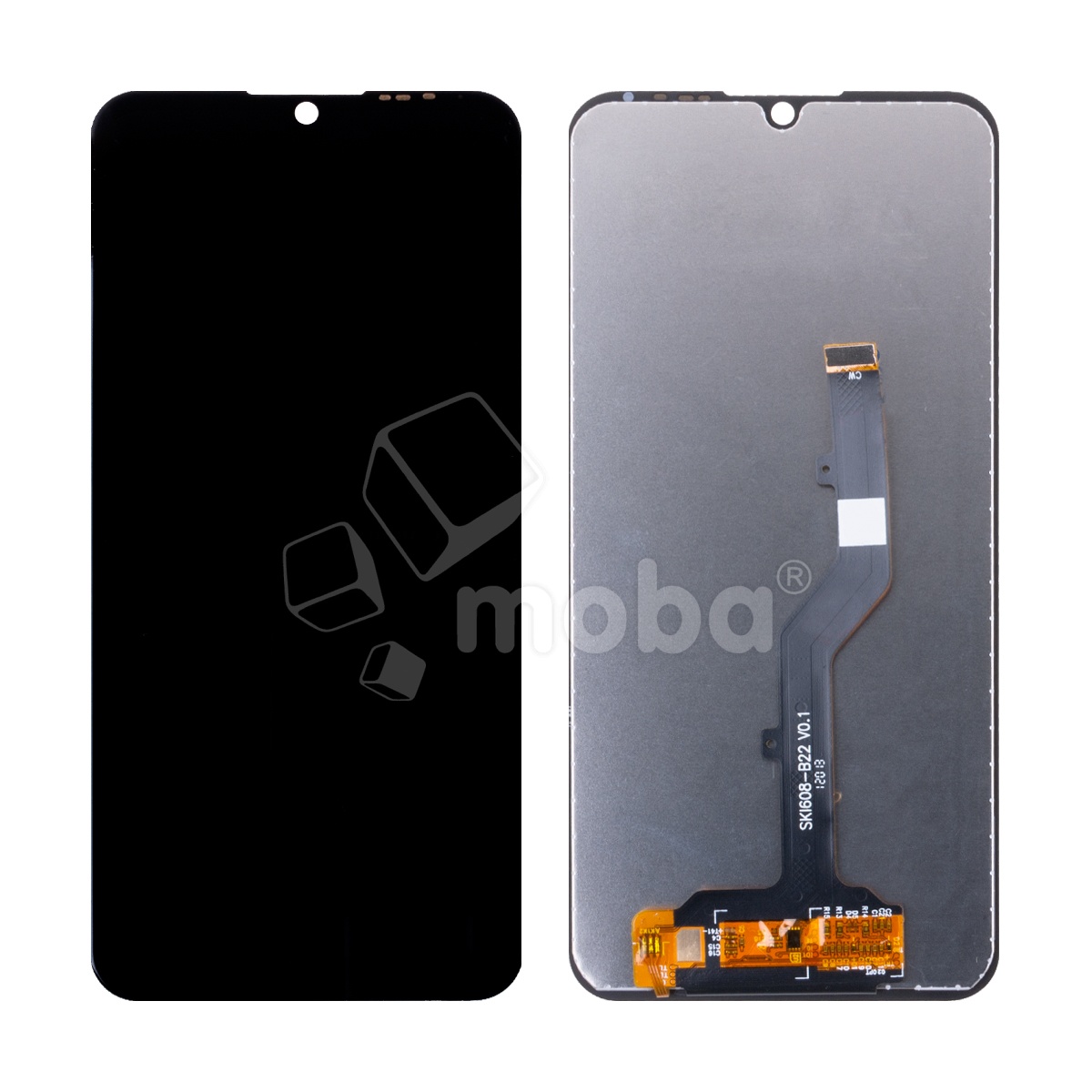 Дисплей для ZTE Blade A51 Lite в сборе с тачскрином Черный - Оптима