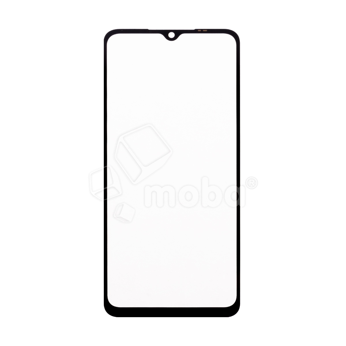Стекло для переклейки Xiaomi Redmi 10C/Poco C40 (220333QNY/220333QPG) с OCA пленкой Черный - OR (Mitsubishi)