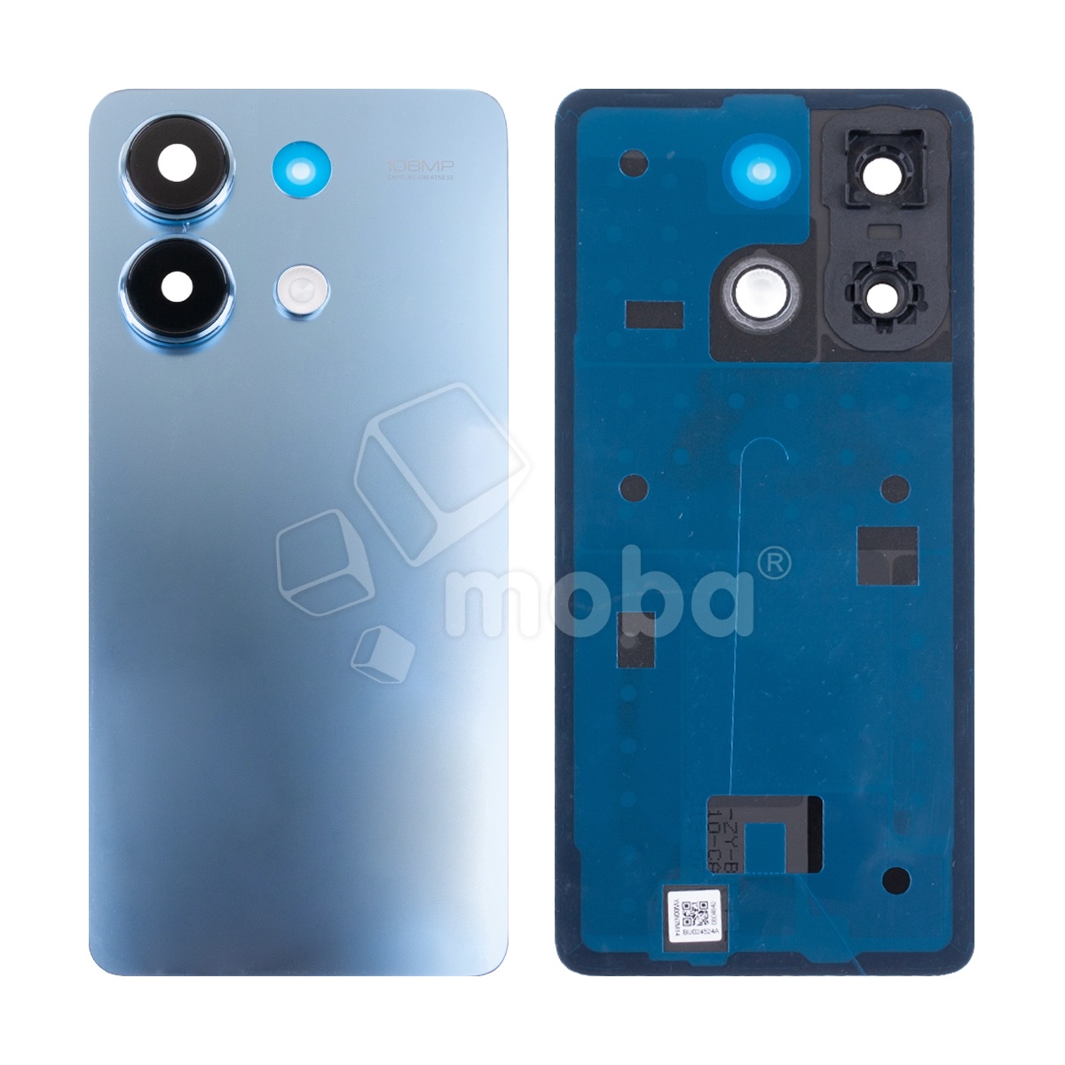 Задняя крышка для Xiaomi Redmi Note 13 4G (23129RAA4G/23124RA7EO/23129RA5FL) Синий - Премиум
