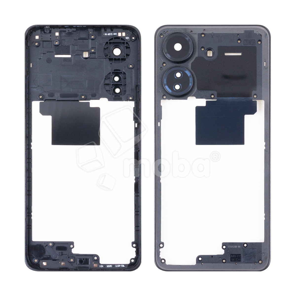 Средняя часть для Xiaomi Poco C65 (2310FPCA4G) Черный