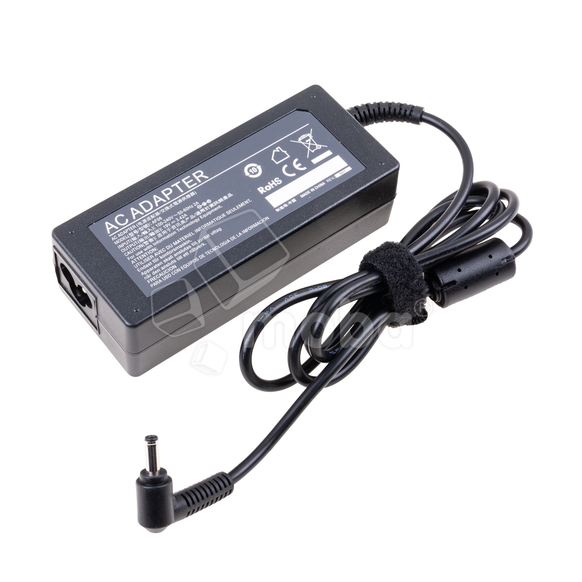 Блок питания (сетевой адаптер) для ноутбука Asus 19V, 3,42A, 65W (4,0×1,35) - Стандарт (без сетевого кабеля)
