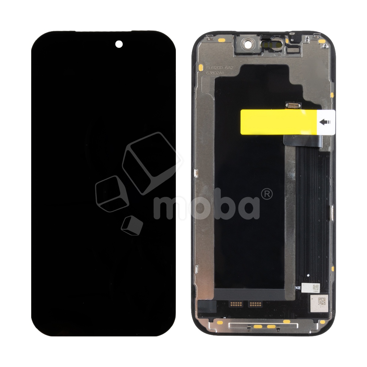 Дисплей для iPhone 17 Pro (A3523) в сборе с тачскрином Черный - (In-Cell, HD COG, 350 Кд/м²) (площадка под IC) Стандарт