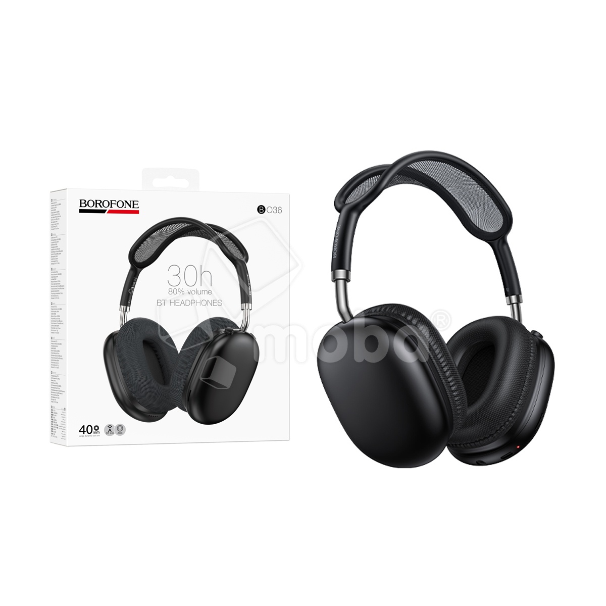 Беспроводные наушники Bluetooth Borofone BO36 (накладные) Черный