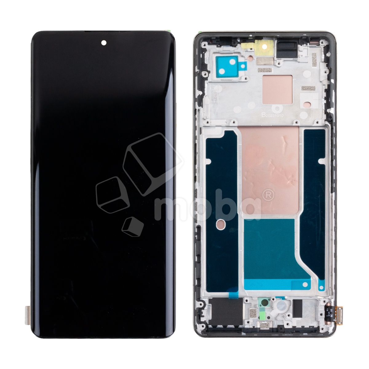 Дисплей для Infinix Zero 30 4G (X6731B) модуль с рамкой Золото - OR