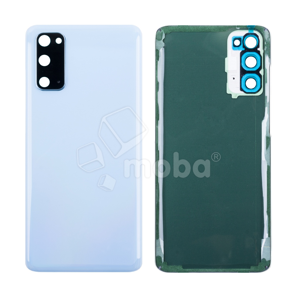 Задняя крышка для Samsung Galaxy S20 (G980F) Голубой - Премиум