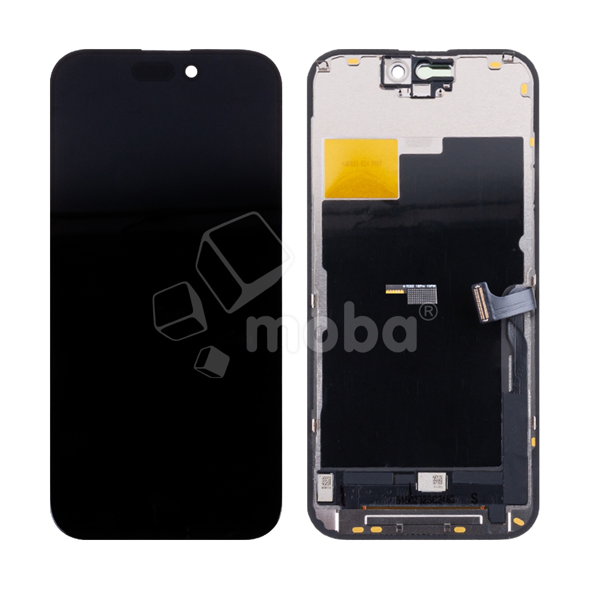 Дисплей для iPhone 15 Pro (A3102) в сборе с тачскрином Черный - (In-Cell) (площадка под IC)