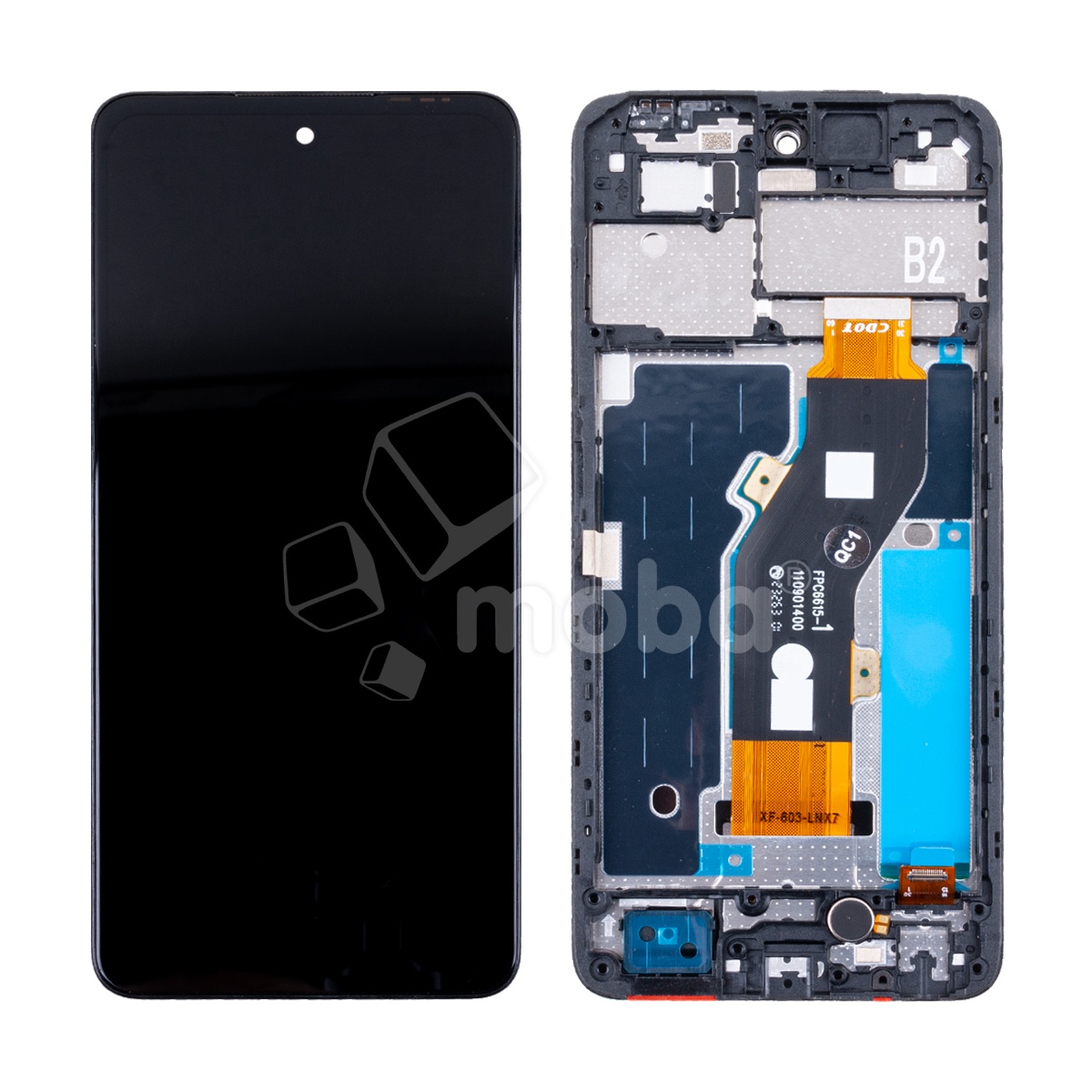 Дисплей для Tecno Spark Go 2024 (BG6) модуль с рамкой Черный - OR (HD+, 300 Кд/м², 90 Гц)