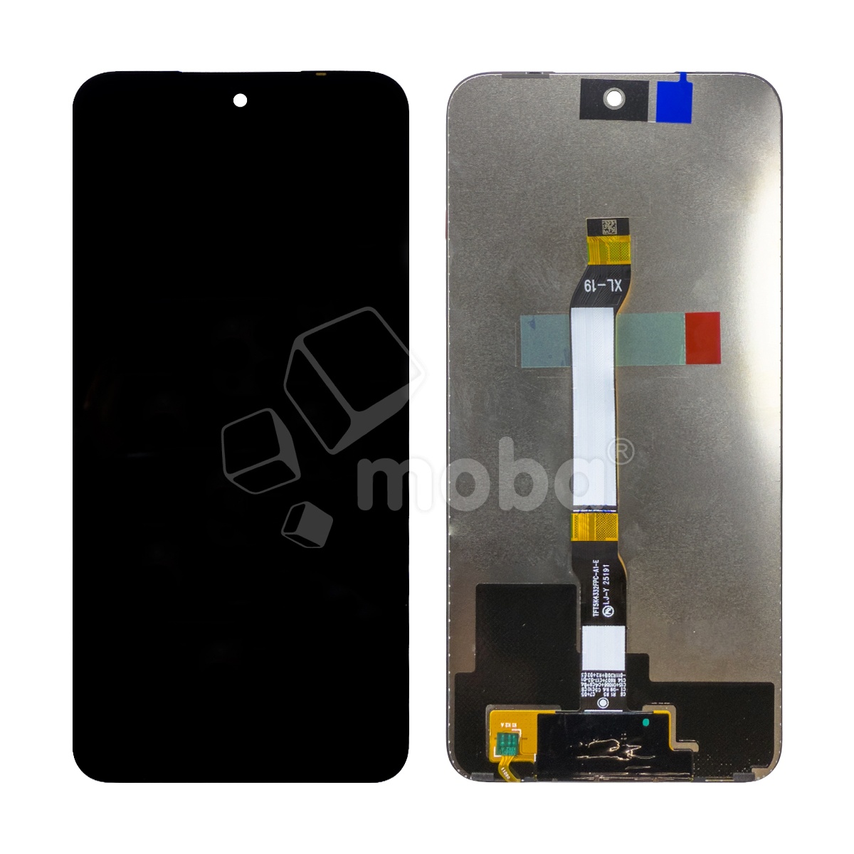 Дисплей для Xiaomi Poco M7 4G/Redmi 15 4G (25062PC34G/25062RN2DY) в сборе с тачскрином Черный - OR (Full HD, 300 Кд/м², 120 Гц)