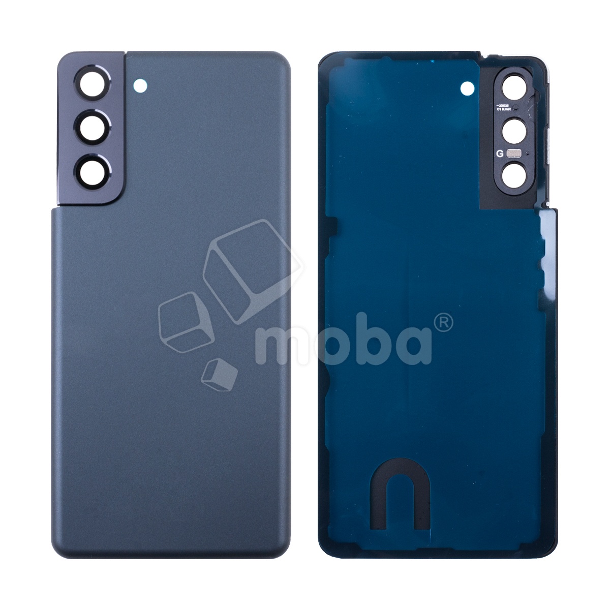 Задняя крышка для Samsung Galaxy S21 (G991B) Серый - Премиум