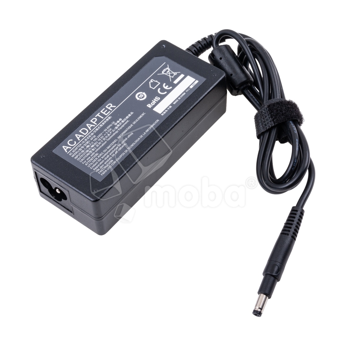 Блок питания (сетевой адаптер) для ноутбука HP 19,5V, 3,33A, 65W (4,8×1,7) - Стандарт (без сетевого кабеля)