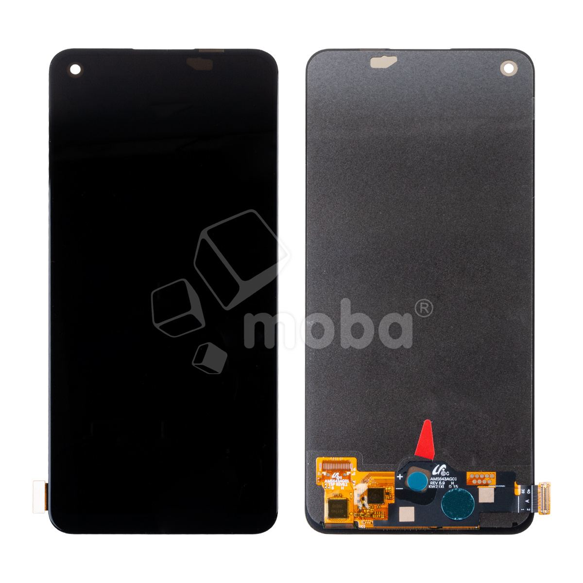 Дисплей для Realme 11 4G (RMX3636) в сборе с тачскрином Черный - (OLED) (Full HD, 450 Кд/м²)