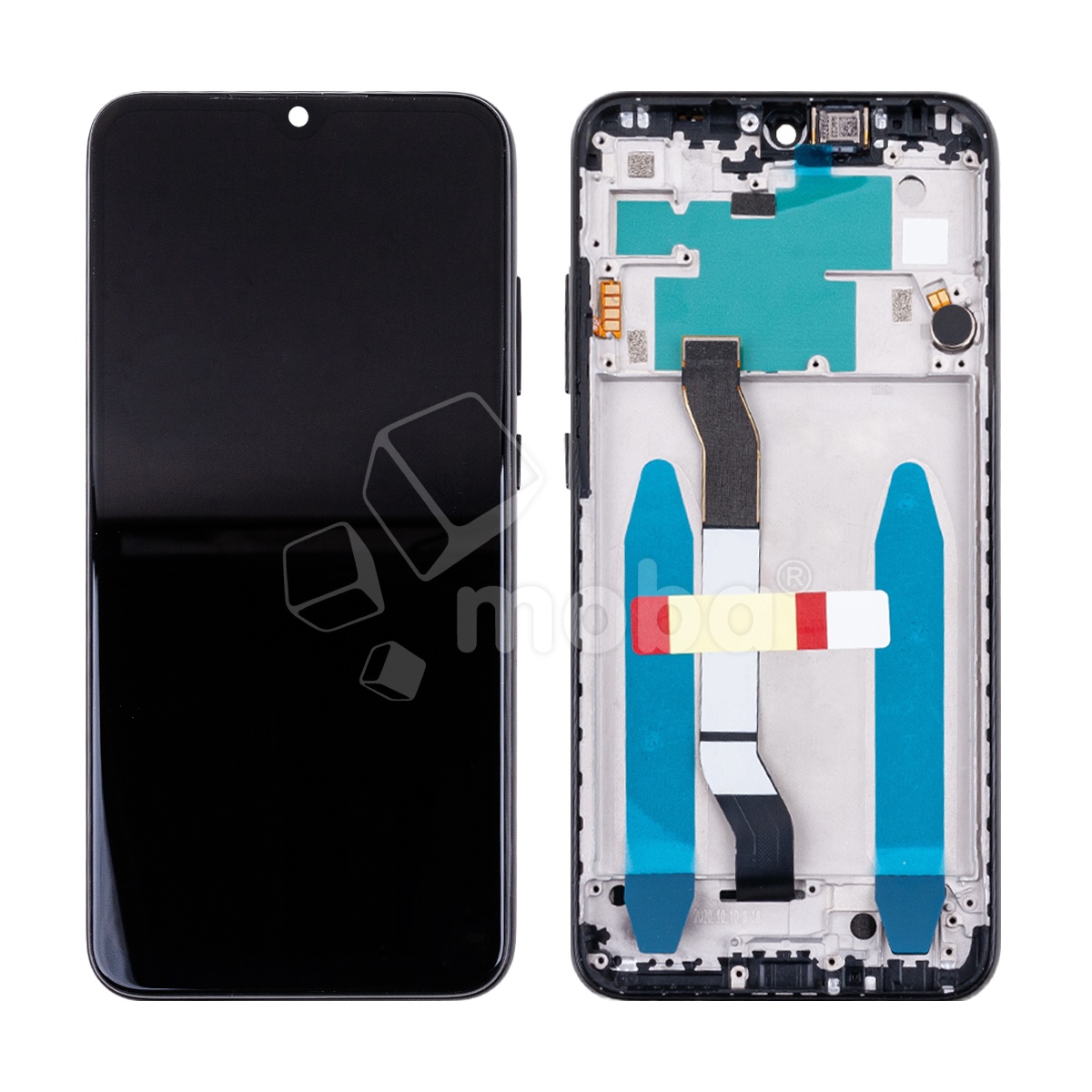 Дисплей для Xiaomi Redmi Note 8/8 2021 (M1908C3JC) модуль с рамкой Черный - OR (Full HD, 300 Кд/м², 60 Гц)