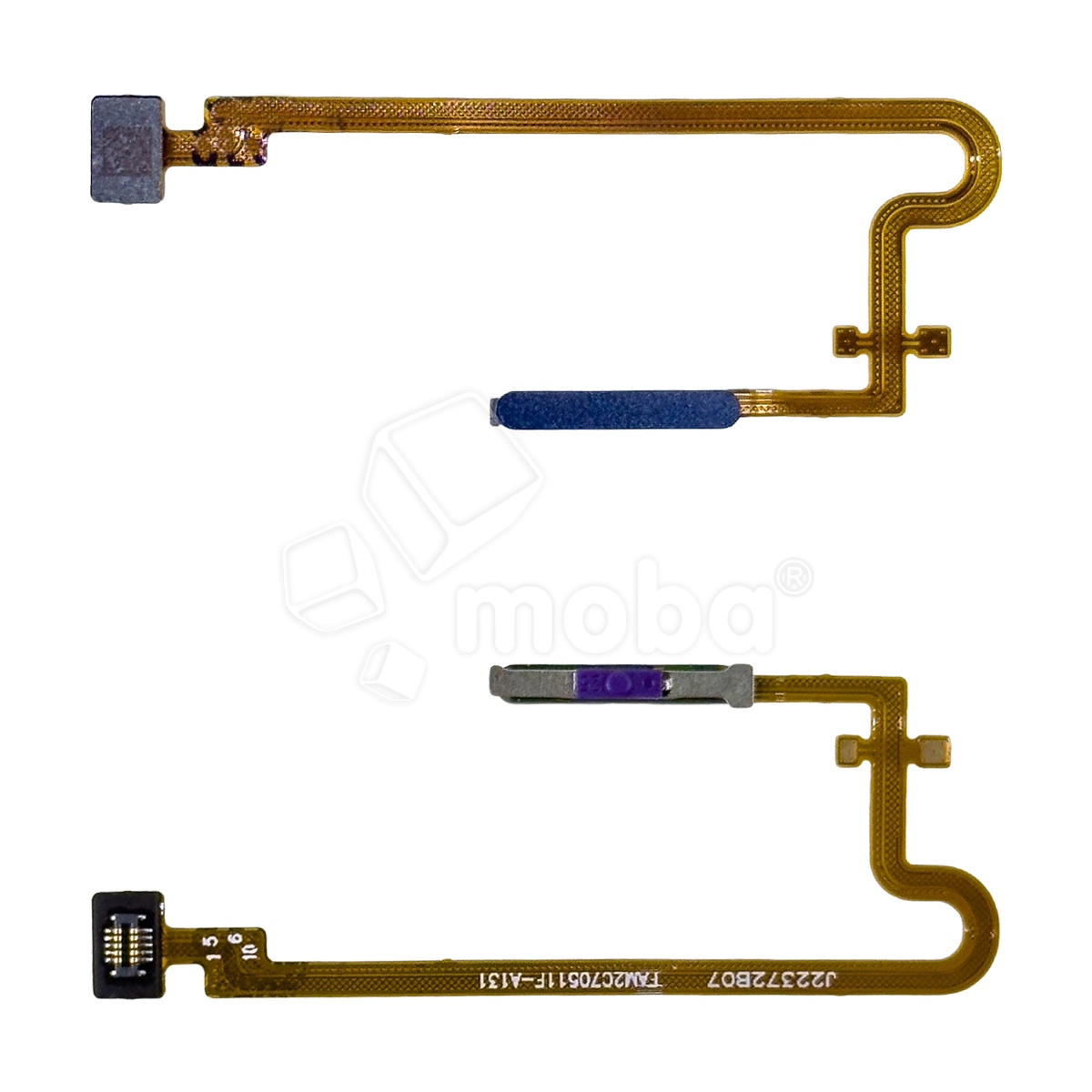 Шлейф для Realme C30s/C33 (RMX3690/RMX3624) сканер отпечатка пальцев Черный