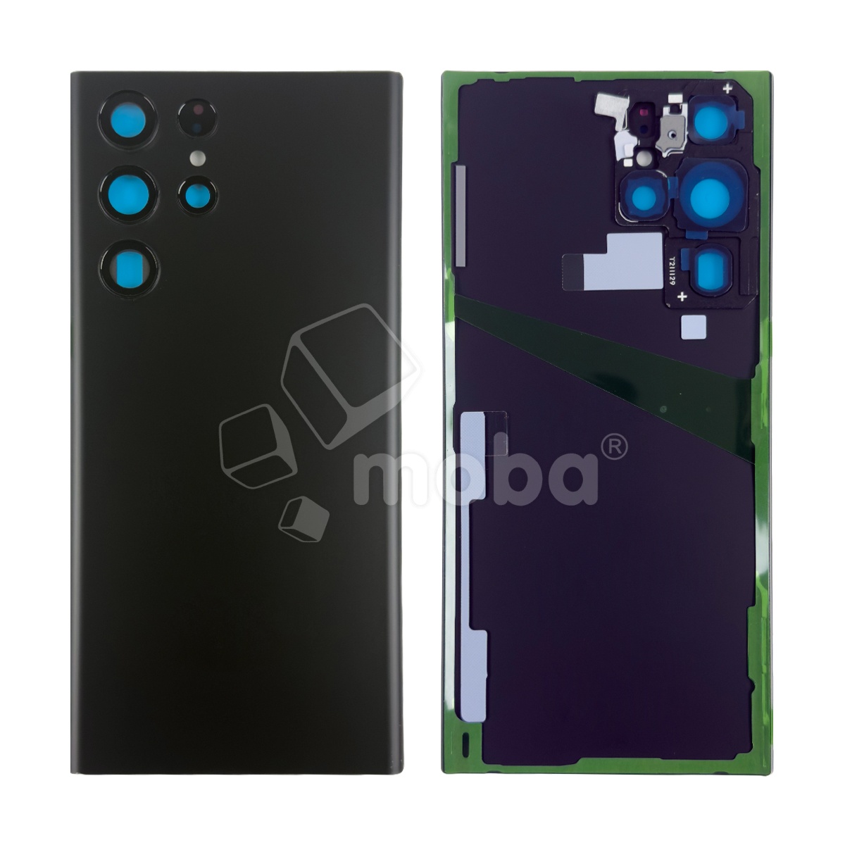 Задняя крышка для Samsung Galaxy S22 Ultra (S908B) Черный - OR