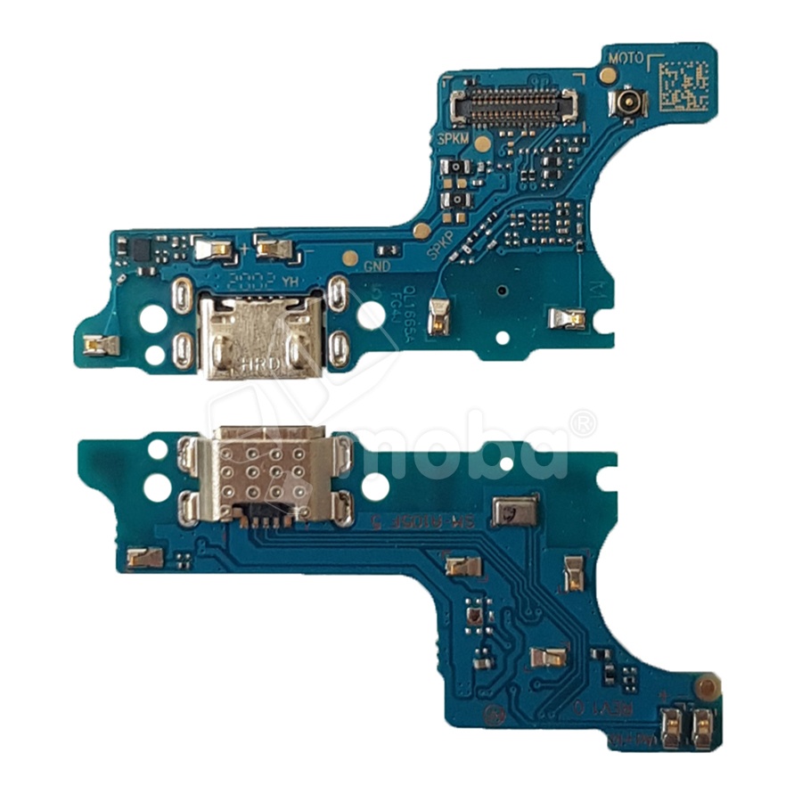 Шлейф для Samsung Galaxy A01/M01F (A015F/M015F) плата системный разъем/микрофон (широкий коннектор)