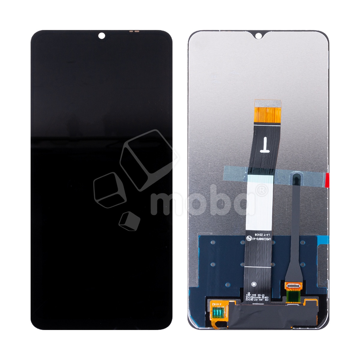 Дисплей для Xiaomi Redmi 12C/Poco C55 (22120RN86G) в сборе с тачскрином Черный - OR100 (HD+, 400 Кд/м², 60 Гц)