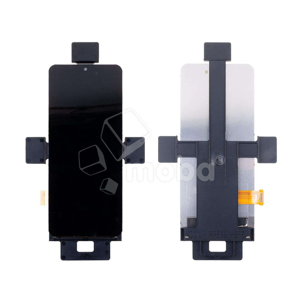 Дисплей для Samsung Galaxy Z Flip4 (F721B) в сборе с тачскрином внутренний 6.7" Черный - OR (SP)