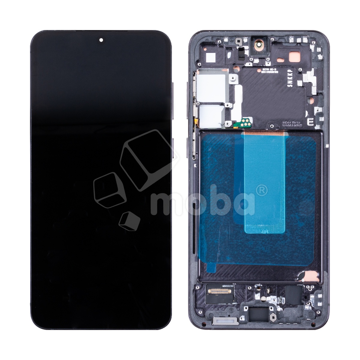 Дисплей для Samsung Galaxy S23+ (S916B) модуль с рамкой Черный - (OLED) (Full Size) (Full HD, 500 Кд/м²)