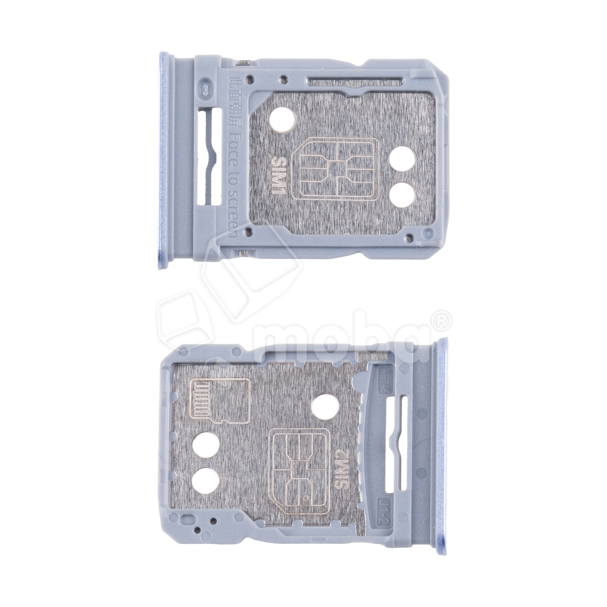 Держатель SIM для Realme 12 4G (RMX3871) Голубой