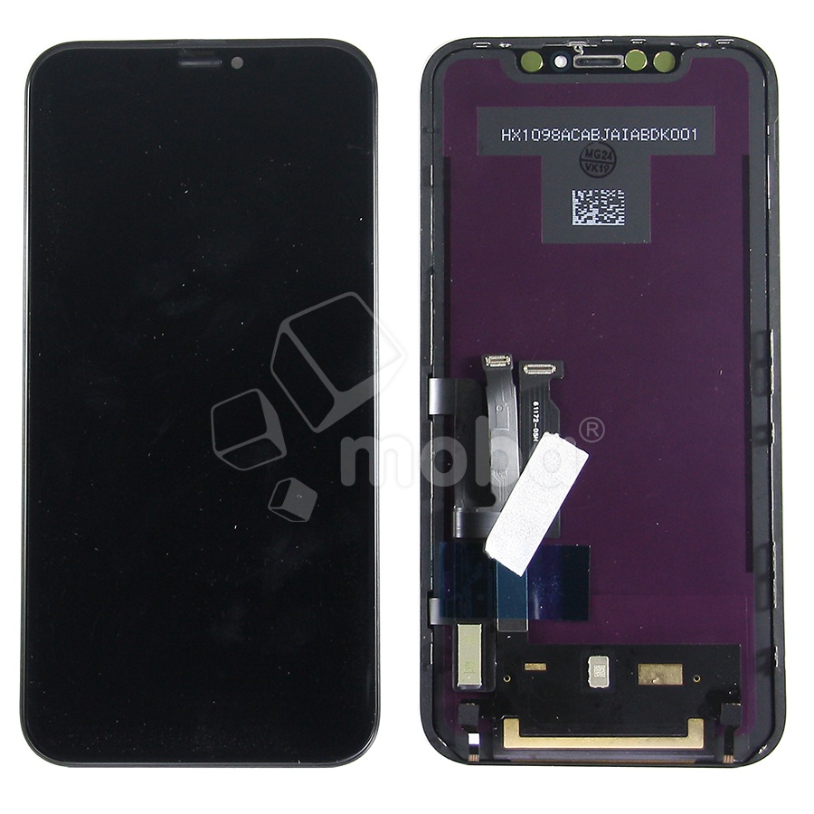 Дисплей для iPhone Xr (A2105) в сборе с тачскрином Черный - Оптима