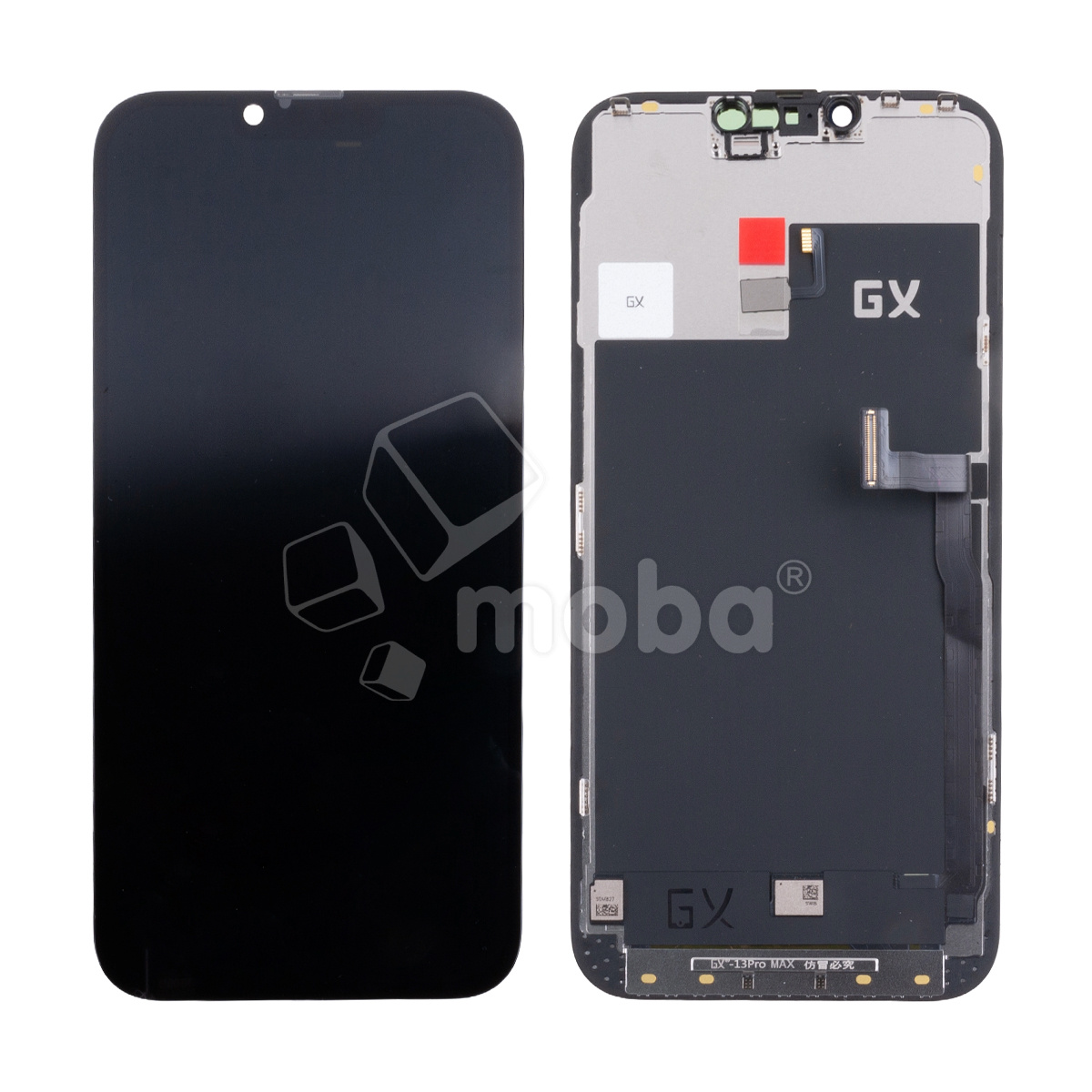 Дисплей для iPhone 13 Pro Max (A2645) в сборе с тачскрином Черный - GX (Hard OLED, Full HD COF, 600 Кд/м²) (площадка под IC)