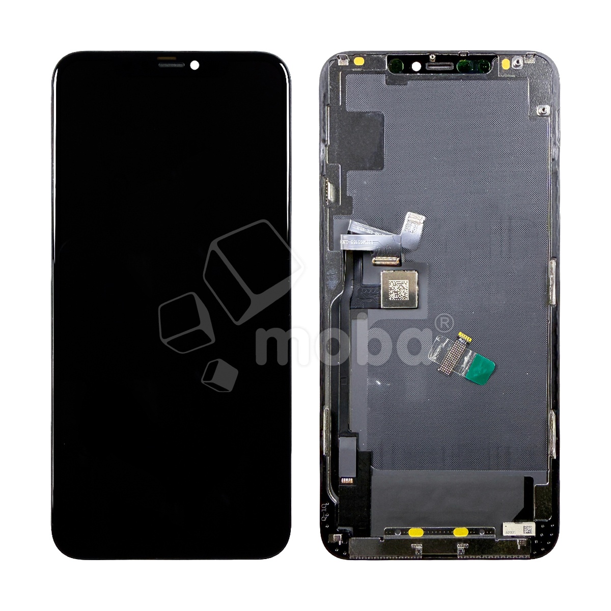 Дисплей для iPhone 11 Pro Max (A2218) в сборе с тачскрином Черный - DD (Hard OLED, Full HD COF, 650 Кд/м²) (площадка под IC)