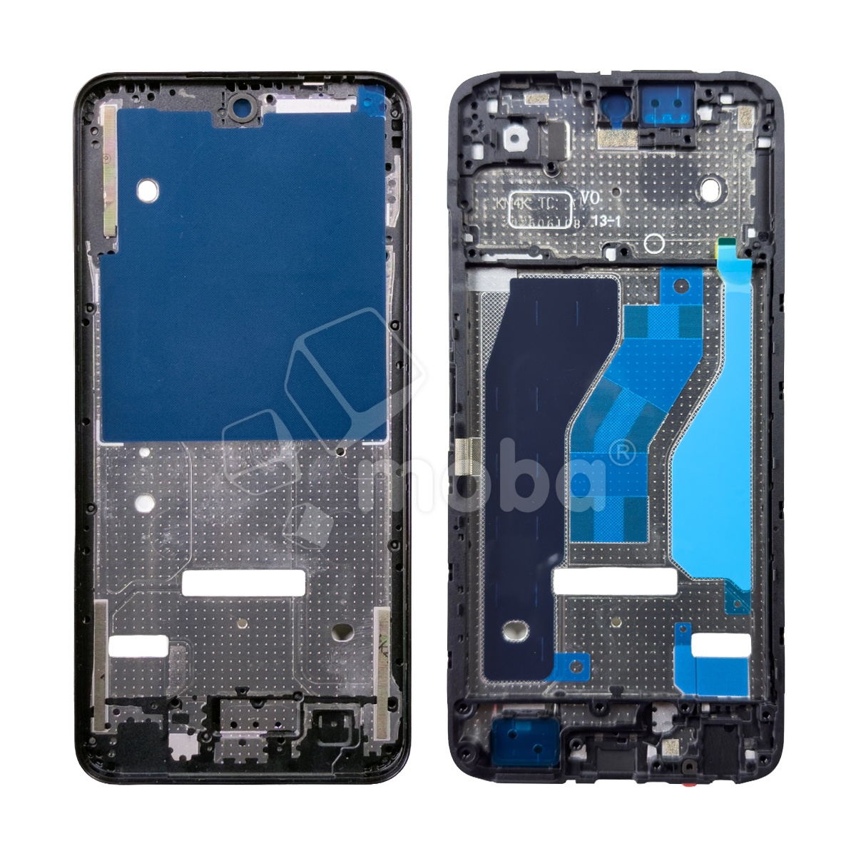 Рамка дисплея для Tecno Spark 40C (KM4k) Черный (возможен дефект ЛКП)