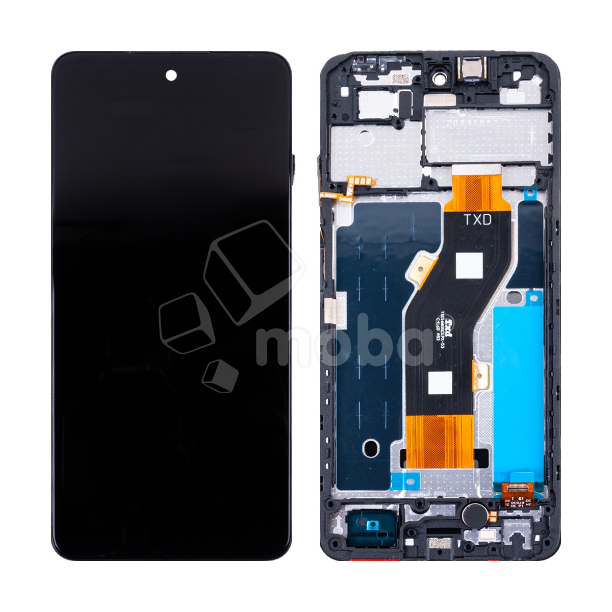 Дисплей для Infinix Smart 8 (X6525) модуль с рамкой Черный - OR (HD+, 300 Кд/м², 90 Гц)