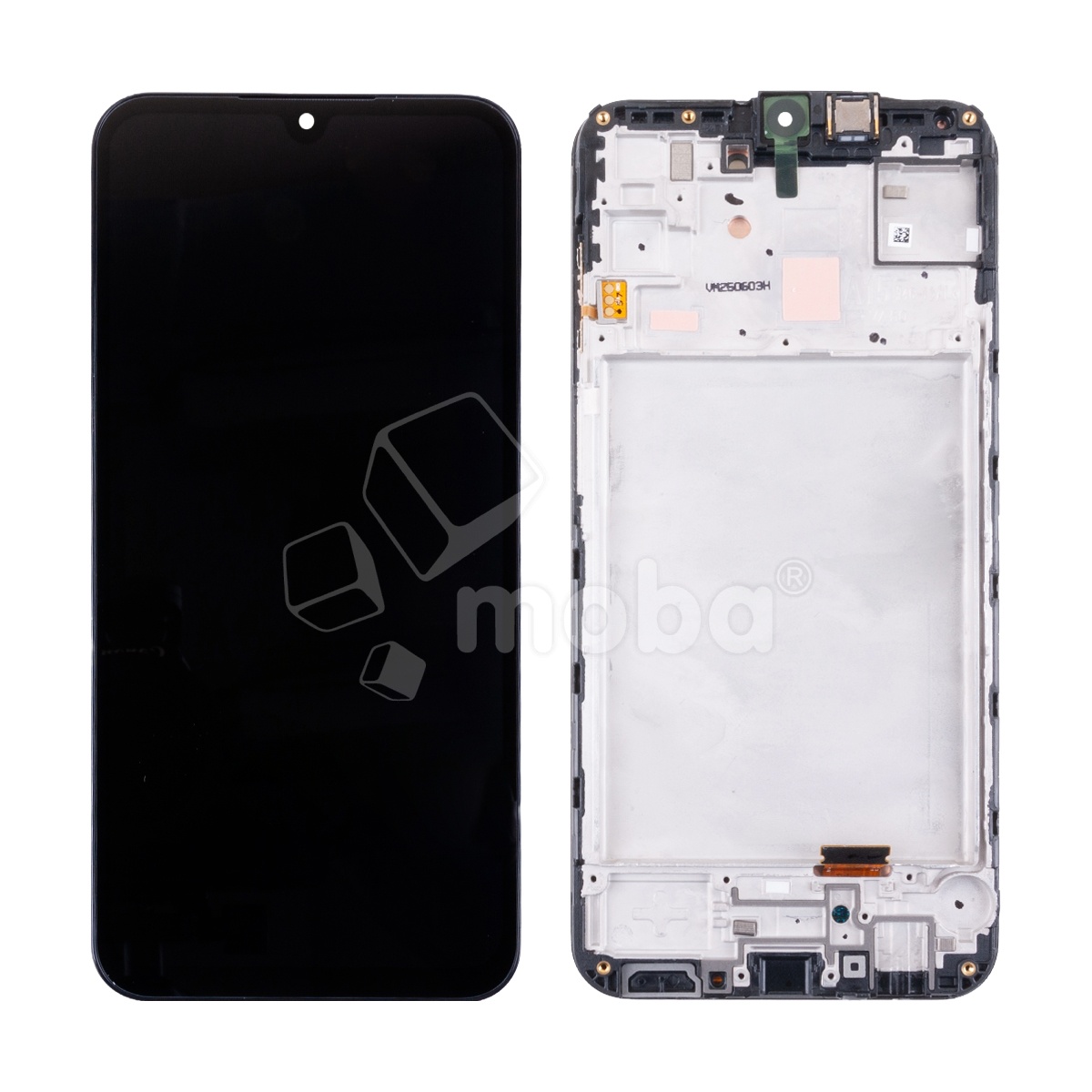 Дисплей для Samsung Galaxy A15 4G/5G (A155F/A156B) модуль с рамкой Черный - Сервисный Оригинал