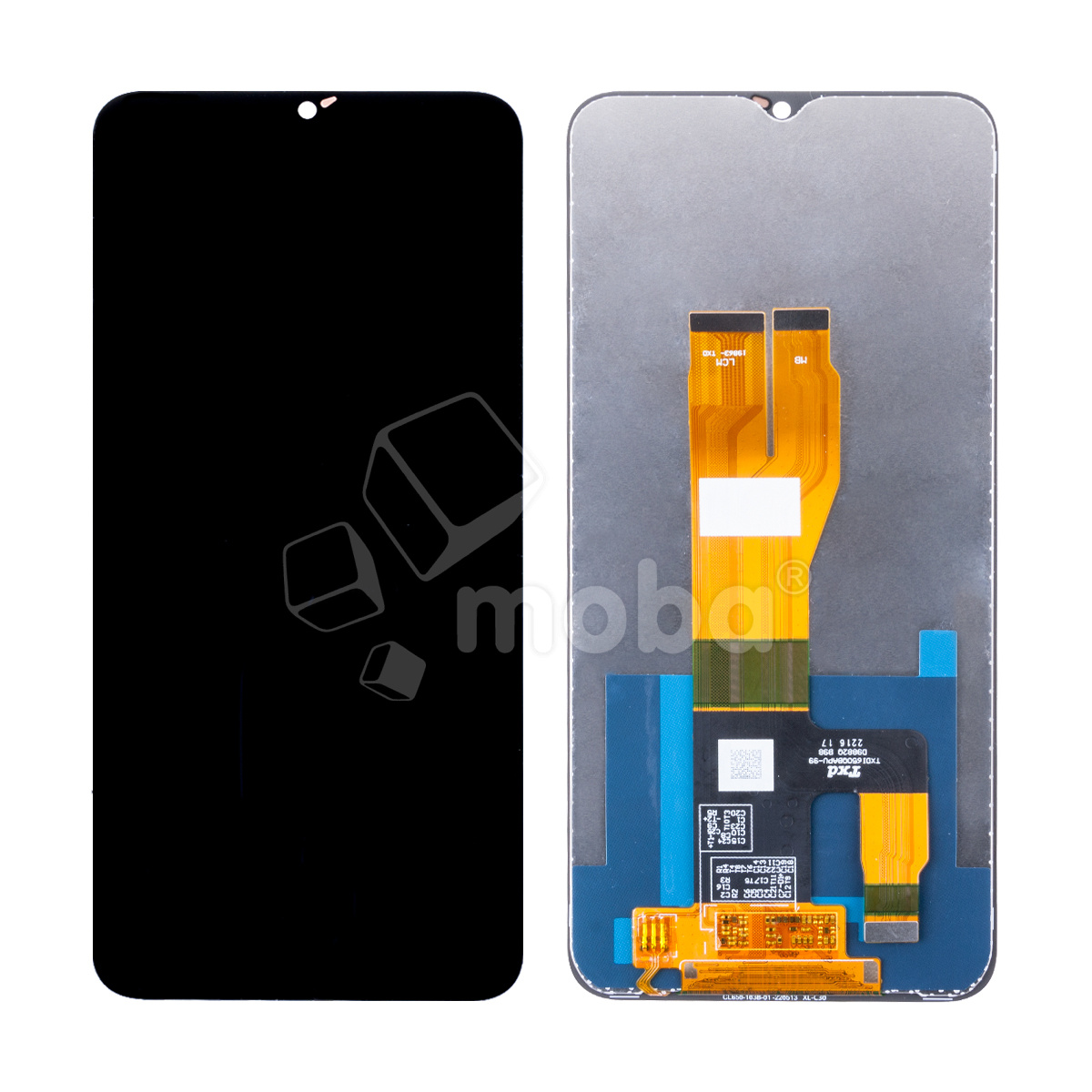 Дисплей для Realme C30/Narzo 50i Prime (RMX3581/RMX3623/RMX3506) в сборе с тачскрином Черный - Оптима