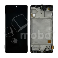 Дисплей для Samsung Galaxy M31s (M317F) модуль с рамкой Черный - OR Ref. (SP)