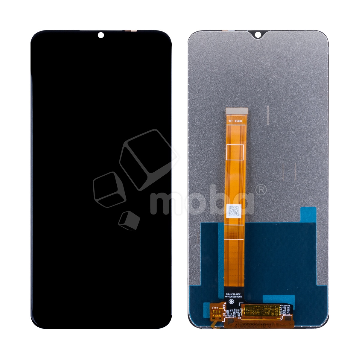 Дисплей для Realme C25Y (RMX3269/RMX3265/RMX3268) в сборе с тачскрином Черный - Оптима