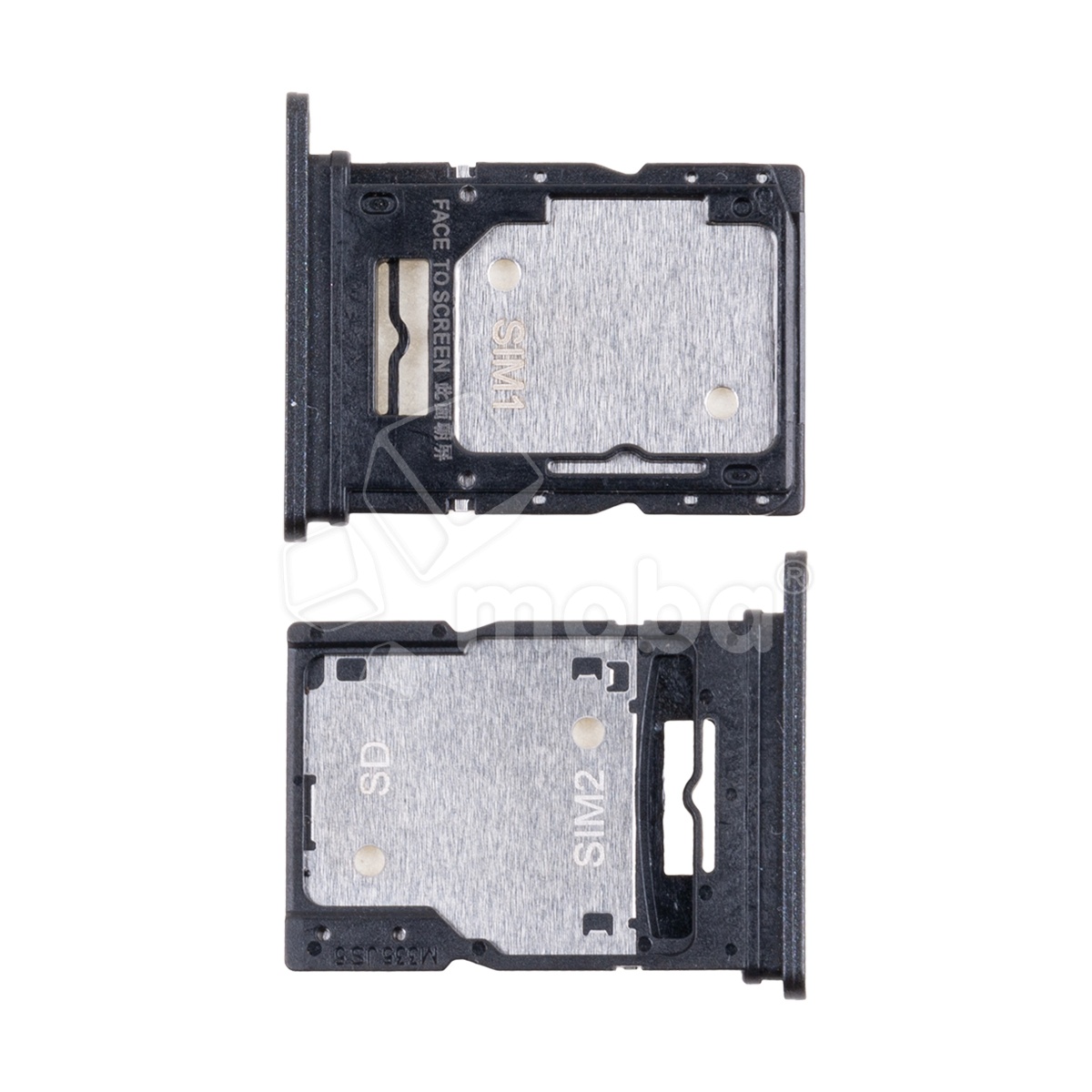 Держатель SIM для Xiaomi Redmi Note 13 4G (23129RAA4G/23124RA7EO/23129RA5FL) Черный