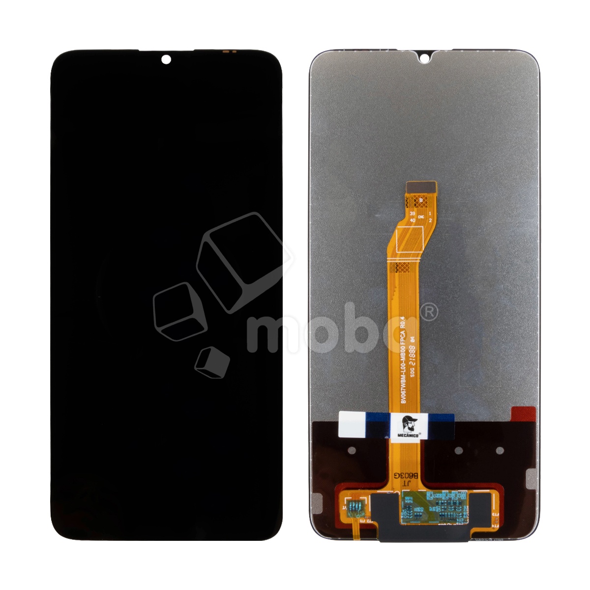 Дисплей для Huawei Honor X7/Play6/Enjoy 30 Plus (CMA-LX1/CMA-LX2) в сборе с тачскрином Черный Mecanico - AMP