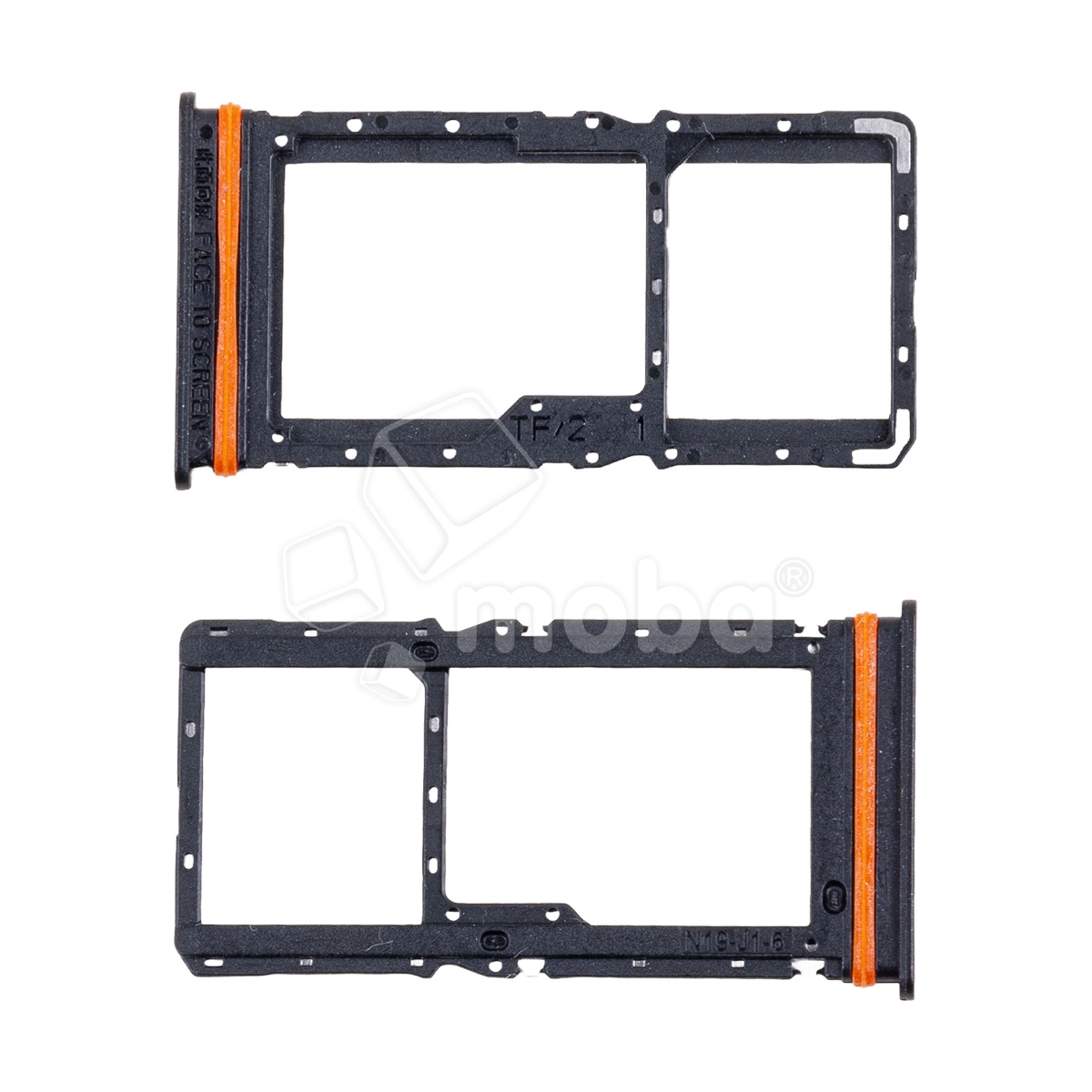 Держатель SIM для Xiaomi Redmi 13 4G (24040RN64Y/2404ARN45A) Черный