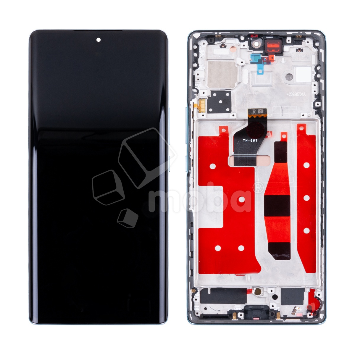 Дисплей для Huawei Honor 70 (FNE-NX9) модуль с рамкой Зеленый - OR