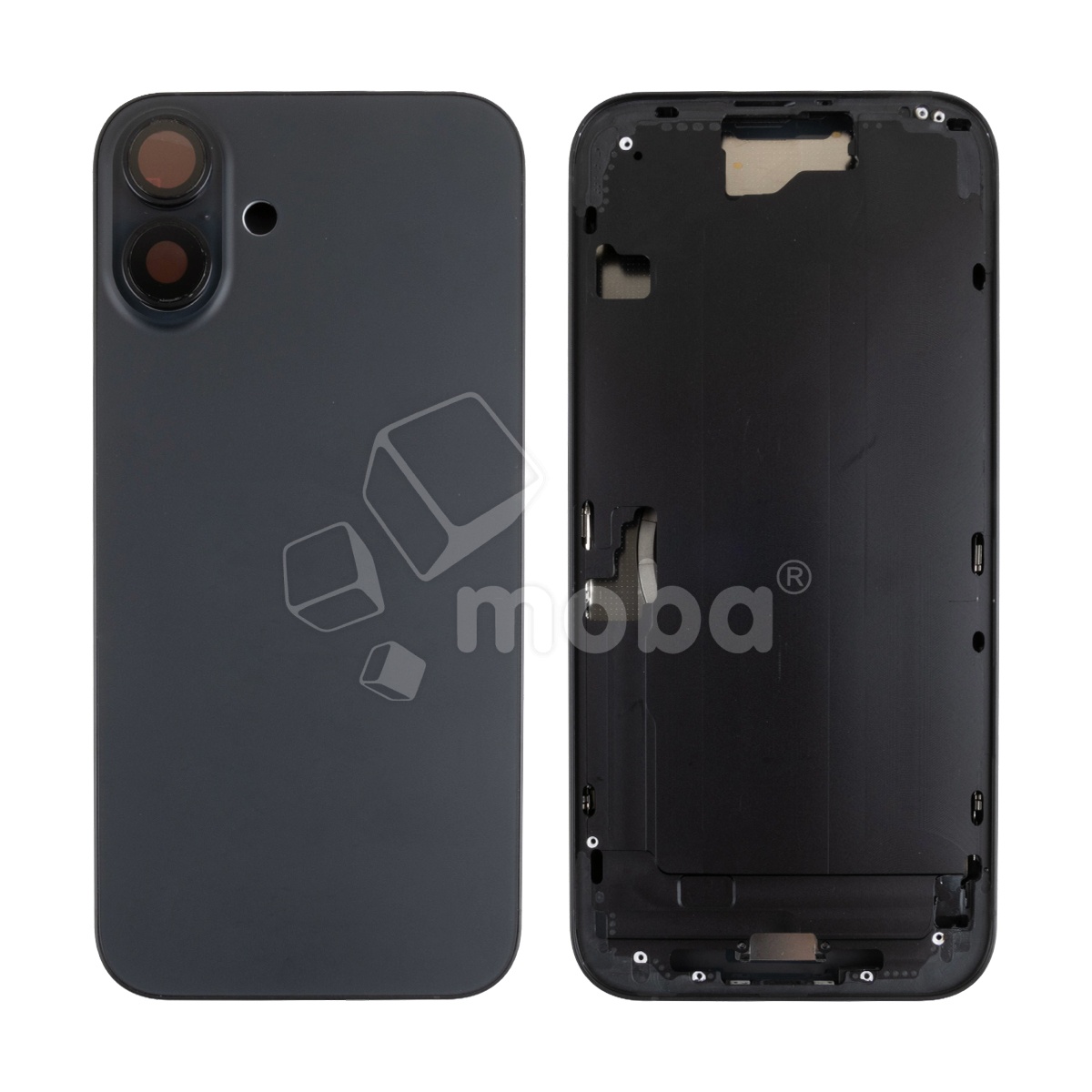 Корпус для iPhone 16 Plus (A3290) (1 Sim) Черный - Премиум